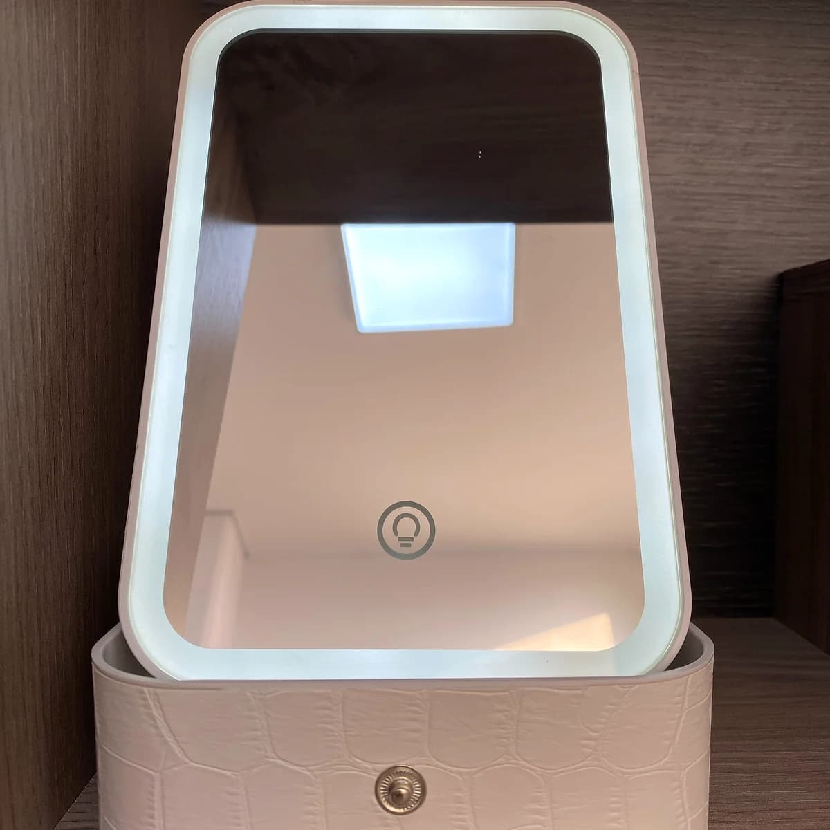 Joyero organizador con espejo táctil